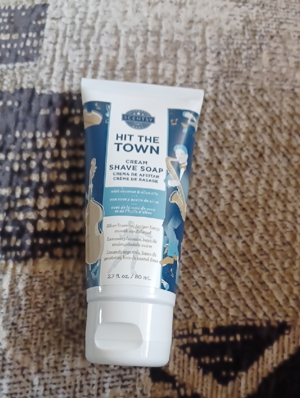 4/$40 New Scentsy "Hit The Town" Cream Shave Soap - 1 Tube (Sealed)